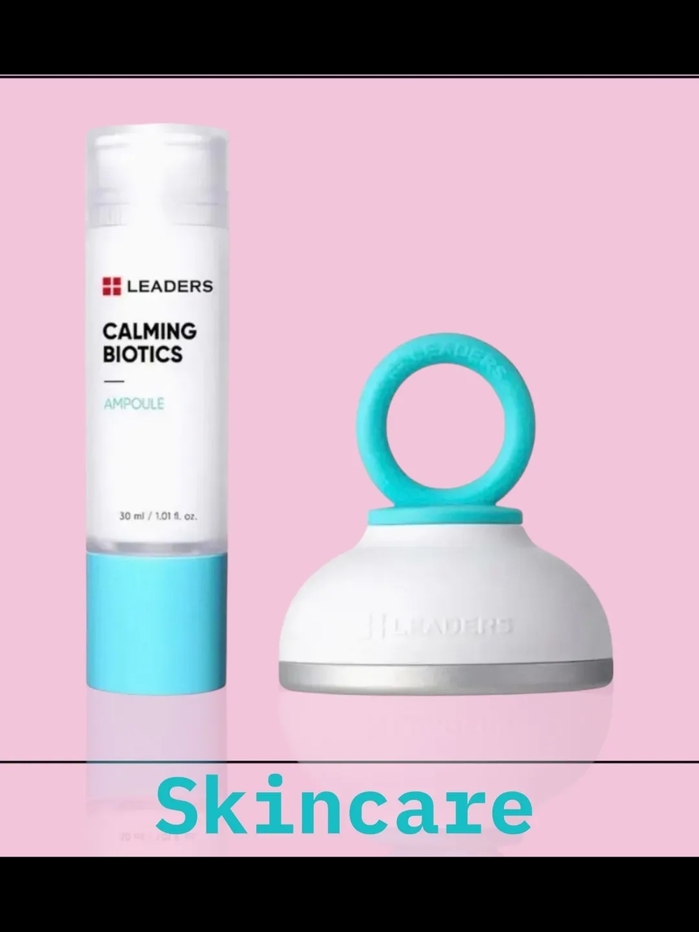 Leaders Calming Biotics Ampoule in Aqua Blue – Soothing Skincare